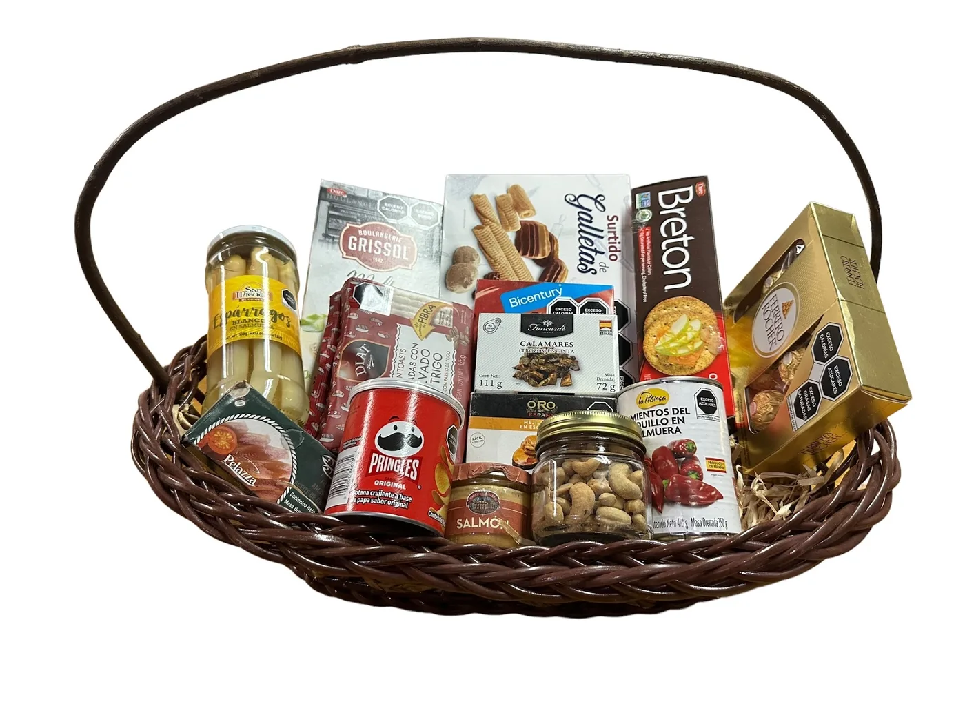 Armado de canastas navideñas económicas — Canastas.com